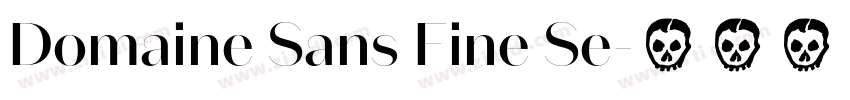 Domaine Sans Fine Se字体转换